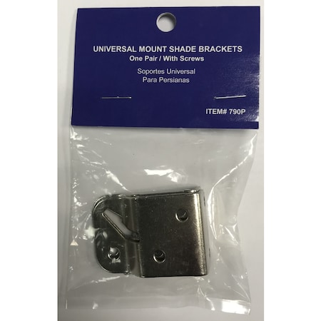 Friedland Friedland Silver Universal Mount Roller Shade Bracket 790P